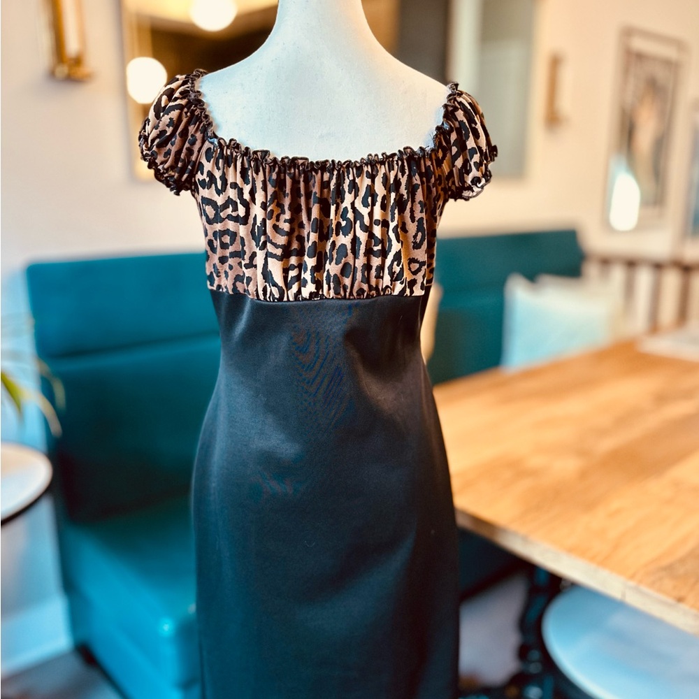 Pinup Style Leopard print dress